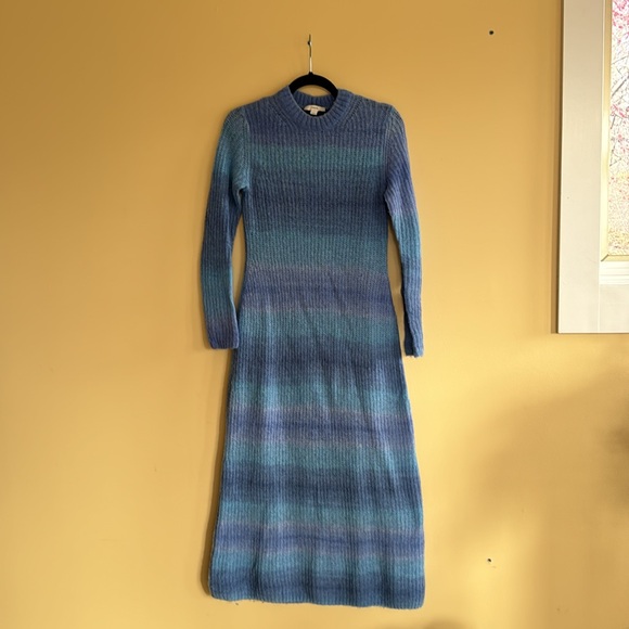 Vince blue sweater dress with lining - Picture 3 of 3